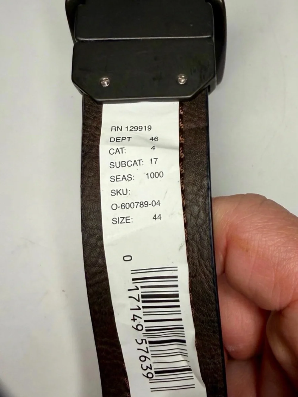 Dickies Genuine Reversible Mens Belt size 44 1.5